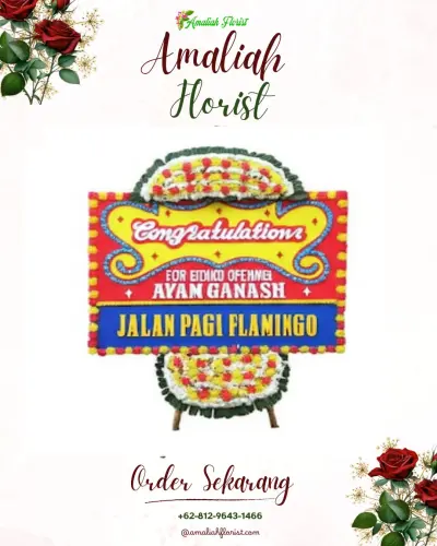 Bunga Papan Congratulation di Patrol Baru